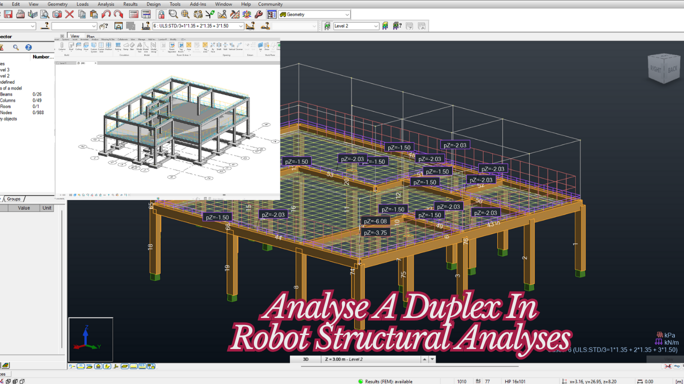 Analyse A Duplex In Robot Structural Analyses