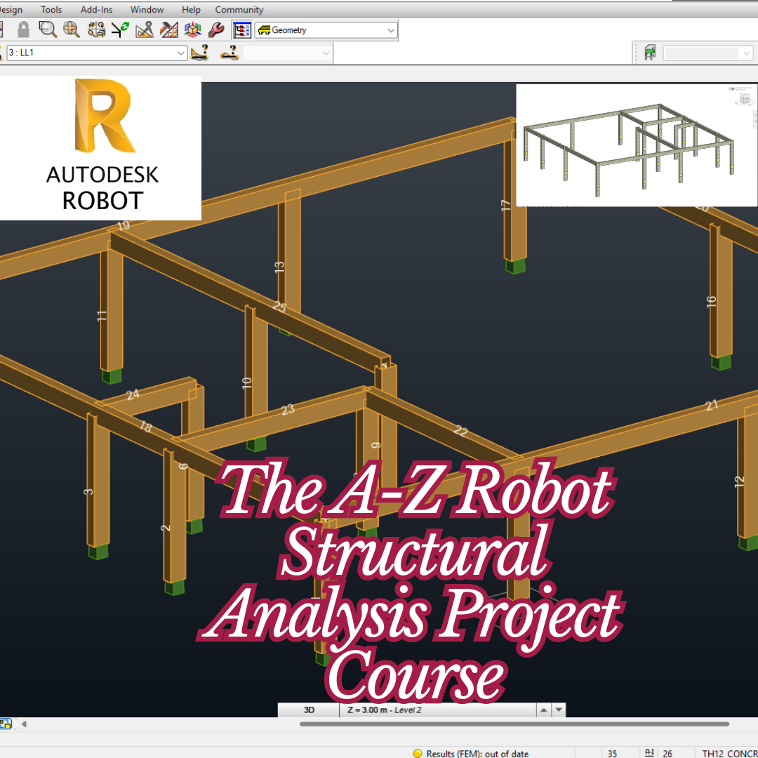 Analyse A Bungalow In Robot Structural Analyses
